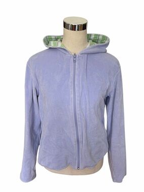 Horny Toad Lavender Hooded Zip Utility Jacket